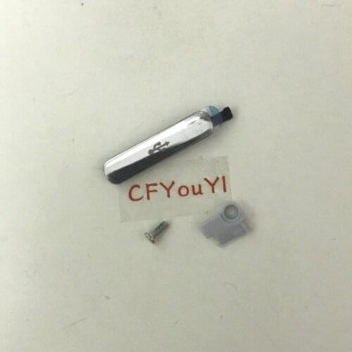 For Samsung Galaxy S5 G900 G900F USB Charging Port Dust Plug Cover + Charging Port Cover Cap + Screw - Silver