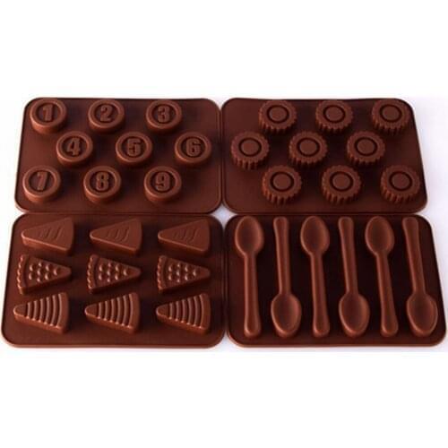Cake Chocolate Silicone Moulds 3D Triangle Candy Fondant Mold Cake Decoration Accessories DIY Handmade Kitchen Baking Tools