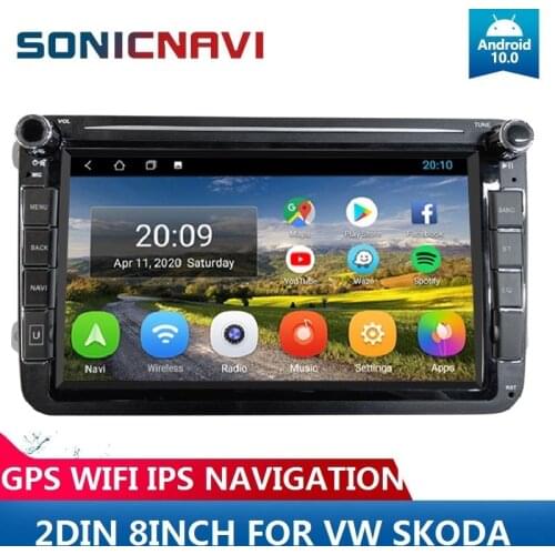 SONICnavi 2din Android For VW Volkwagen Golf 5 Skoda Octavia 2 Passat Polo Car Radio 2 Din GPS Autoradio Multimedia Player 2Din