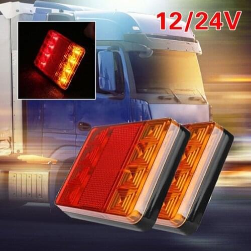 12V/24V Truck Taillights Turn Signal Trailer Trailer Brake Light Truck Highlighter Truck Led Taillight