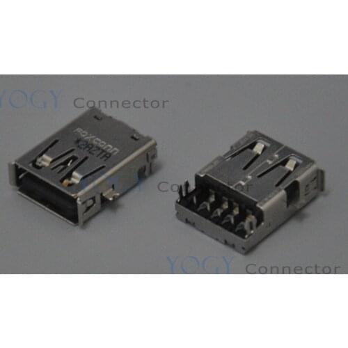 10pcs 17mm USB Jack fit for IBM X220 X220I X220T, Asus N53SV Series and other laptop motherboard USB Board Female usb connector