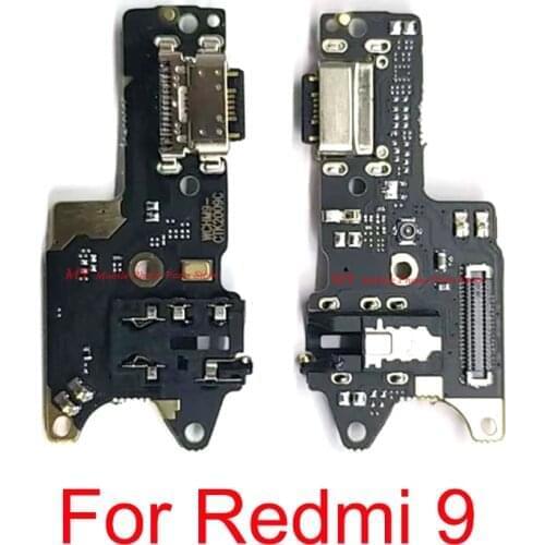 10 PCS New Charge USB Charging Dock Board Port Flex Cable For Xiaomi Redmi 9 Redmi9 USB Charger Port Board Flex Cable Part