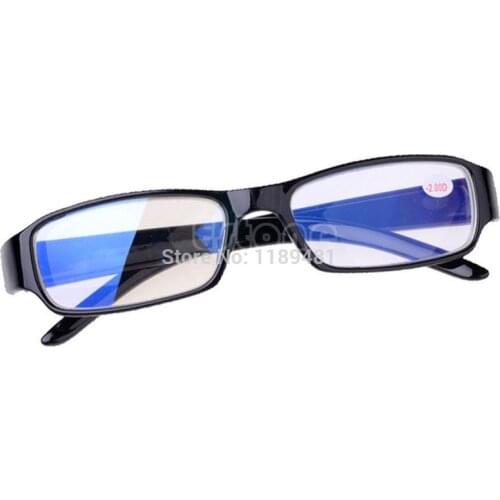 2020 New Black Eyeglass Frames Myopia Glasses -1 -1.5 -2 -2.5 -3 -3.5 -4 -4.5 -5.5 -6 Unisex Plastic Clear Nearsighted Glasses