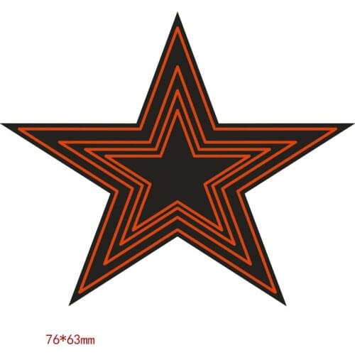 4pcs Stars Frames and Covers Metal Cutting Dies for DIY Album Scrapbook Paper Craft Creative Embossing Decor Stamps Dies New