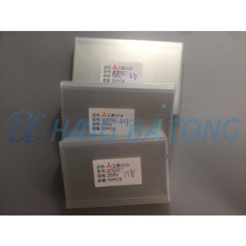 50pcs/lot OCA Optical Clear Adhesive Double Side Sticker For Samsung A3 A5 A7 A8 2015 A310 A510 A710 A910 2016