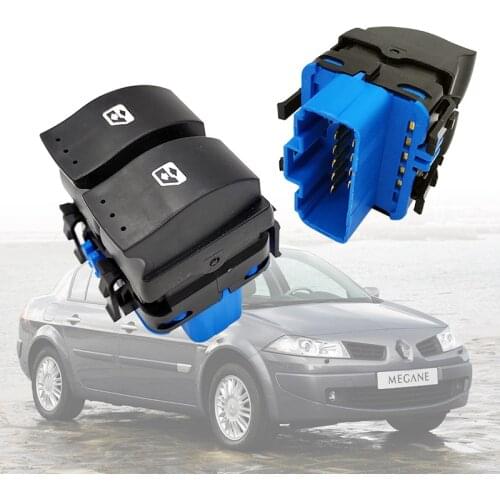 8200107772 10 Pin Electric Power Window Lifter Switch Button For RENAULT Espace IV Scenic II Megane MK II 2002-2016 8200 107 772