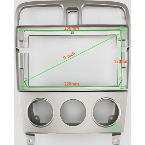 9 INCH Car Audio Frame GPS Navigation Fascia Panel Car dvd Plastic Frame Fascia is suitable for 2004-2008 SUBARU FORESTER