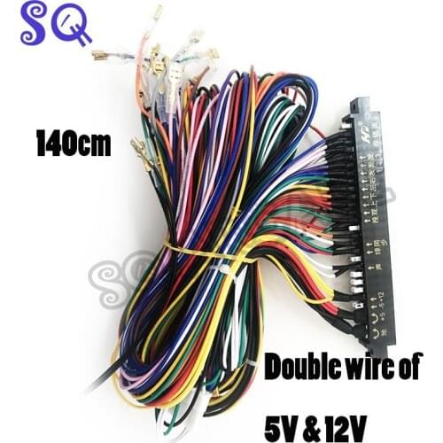50pcs Jamma wire harness 28 pin loom 2.8/4.8mm length Joystick button connector for batop arcade cabinet accessories games