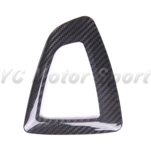 Car Accessories Dry Carbon Fiber Interior Trim Stickers Fit For 2012-2015 F20 F22 F30 F35 F34 GT F32 RHD Gear Surround Cover