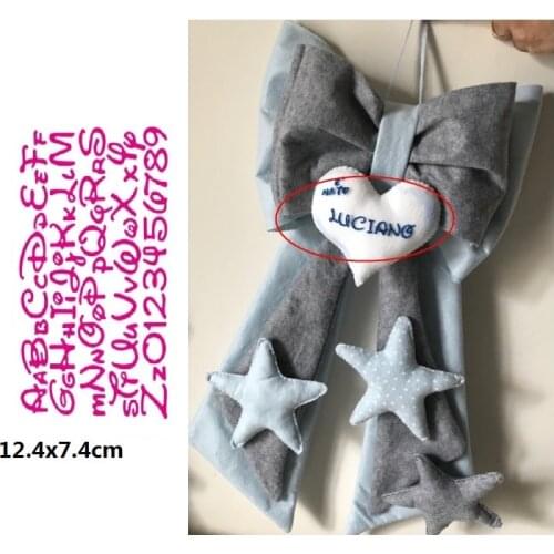 Alphabet Letter Number Cutting Dies for Mickey minne card Stencils for DIY Scrapbooking-photo album Decorative Paper Cards