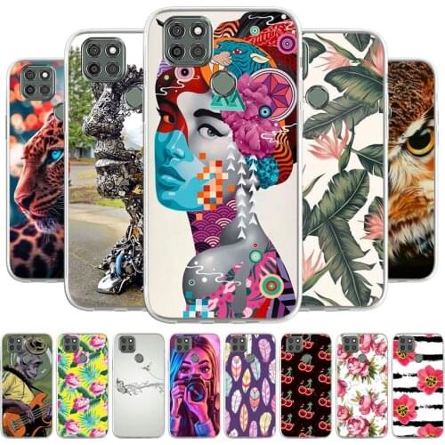 For Motorola Moto G9 Power Phone bags Cover For Motorola Moto G9 Power Soft TPU Coque Capa Animal Painted Phone Fundas Bumper