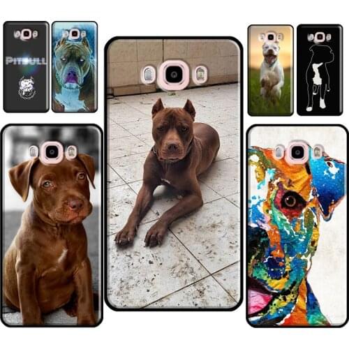 Cute Pit Bull Dog Pitbull For Samsung Galaxy J3 J5 J7 J1 2016 A3 A5 2017 A6 A8 A9 J8 J6 J4 J2 Core 2018 Phone Case