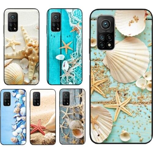 Seashells Sea Star Case For POCO M3 Pro F3 X3 Pro Cover For Xiaomi Mi11 11Lite 11Pro Mi 10T Pro Note 10 Lite