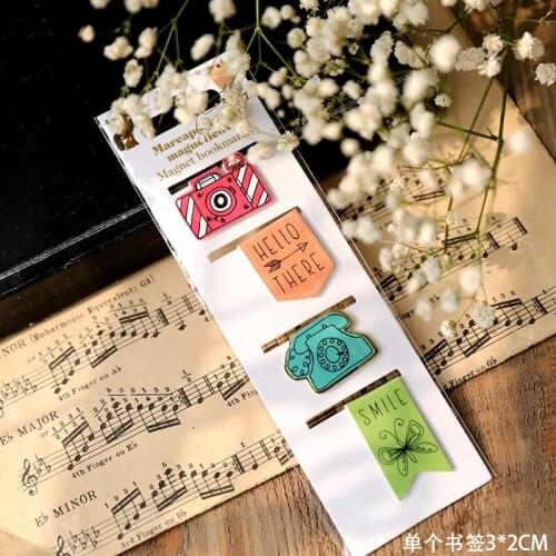Pure original hot stamping magnet bookmark Scrapbooking Happy Planner/Card Making/Journaling Project C186