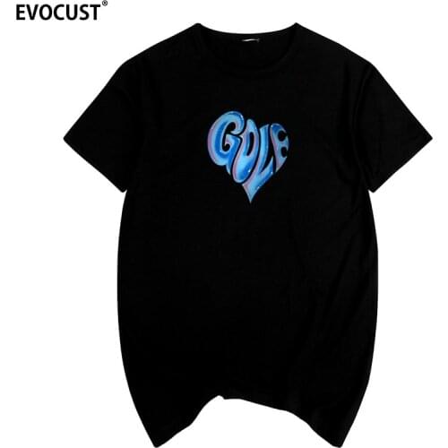 Blue heart Golf Wang logo rapper hip hop Flower Le Fleur Tyler The Creator T-shirt Cotton Men T shirt New TEE TSHIRT Womens