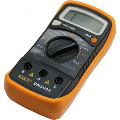 SZBJ BM-500A (250V-500V-1000V) insulation resistance meter,DIGITAL INSULATION TESTER, 0-2000M