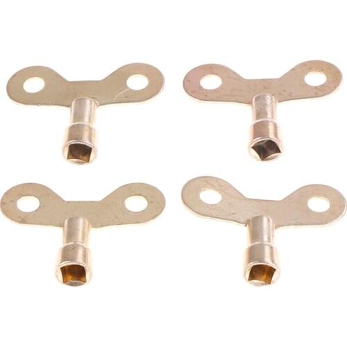 4 pcs Keys Plumbing Bleeding Key Solid Water Tap For Air Valve Plumbing Tool