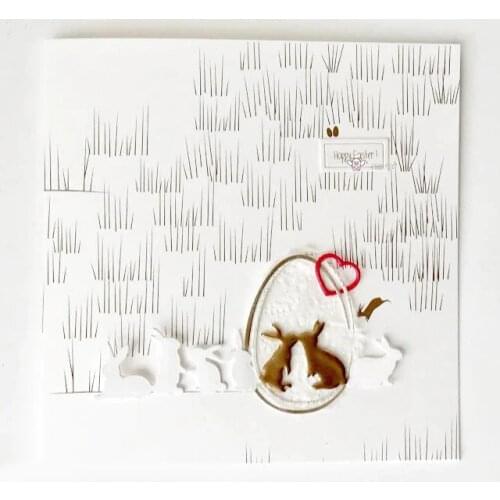 Mmao Crafts Metal Steel Cutting Dies New Rabbit strip decoration Stencil For DIY Scrapbooking Paper/photo Cards Embossing Dies