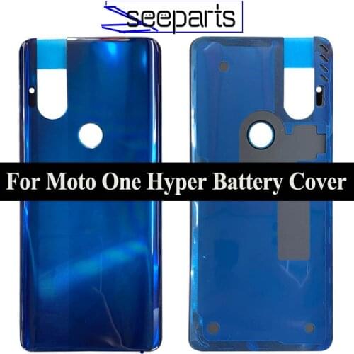 New 6.5" For Motorola Moto One Hyper Battery Cover For Moto One Hyper Back Cover Door Housing Battery Door Cover