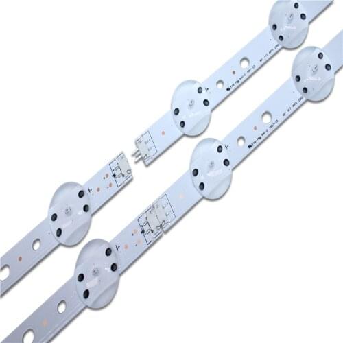 New Kit 4 PCS LED strip For LG 49UV340C 49UJ6565 49UJ670V 49 V17 ART3 2862 2863 6916L-2862A 6916L-2863A V1749L1