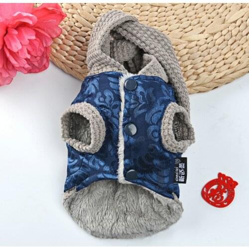 Small Dog Clothes Winter Big Dog Clothing Warm Dog Coat Jacket Outfit Chihuahua Poodle Corgi Samoyed Golden Retriever Clothing
