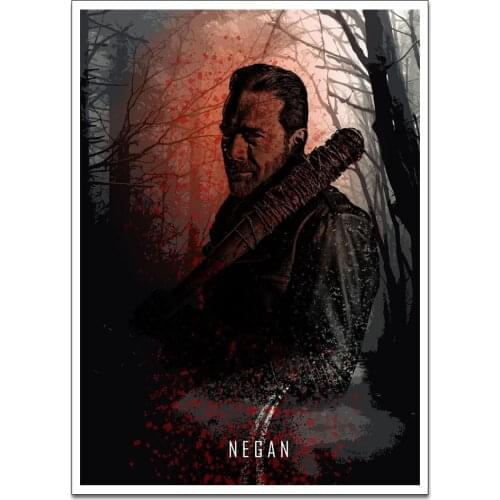 Canvas Print Negan Poster Decorative Picture Modern Wall Art Paintings Home Decor No Frame