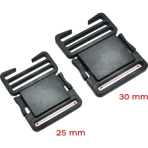 Plastic Side Release Belt buckle Tri-Glide Adjust Buckles Package accessories Webbing 25mm 30mm