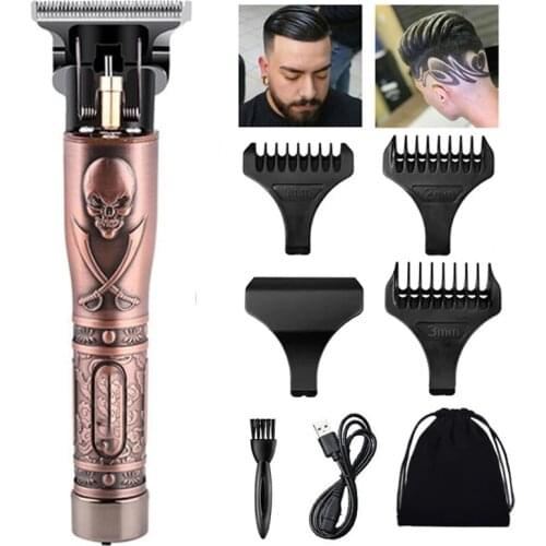 Kemei T9 Professional men trimmer beard electric clipper barber hair cutting machine revised to andis outliner gtx gto blade