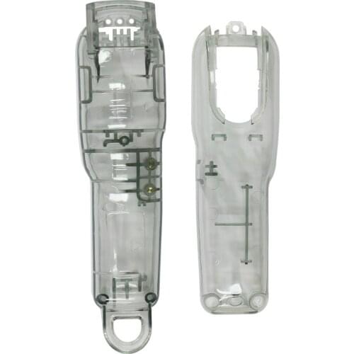 1Set Gray Hair Clipper Back Housing Cover Clear Front Lid For Hair Trimmer Tools Kit