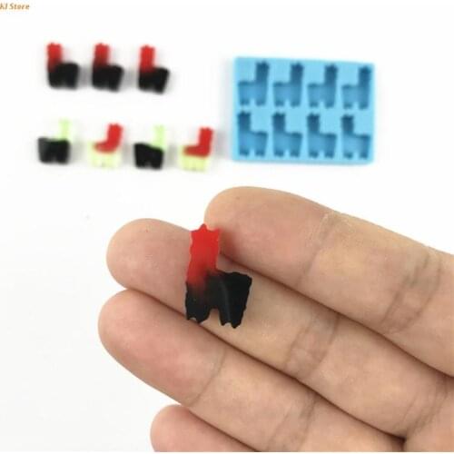 Alpaca Earrings Epoxy Resin Mold Ear Studs Casting Silicone Mould DIY Crafts Jewelry Pendant Casting Tool