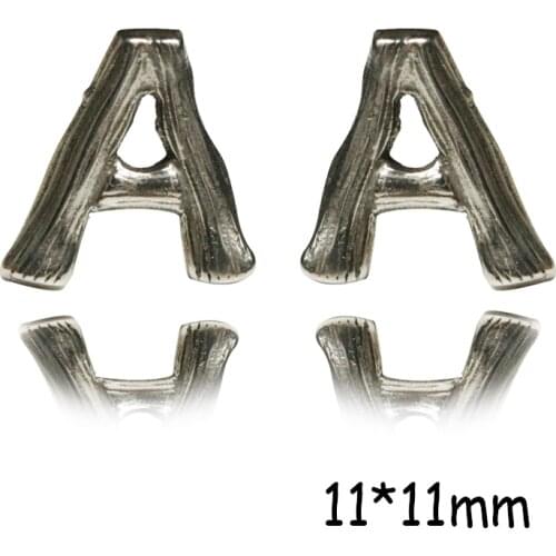 Danity Initial Earring Studs A letter Stainless Steel Ear Pin for Women Girls Kids Everyday Jewelry bijoux