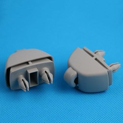 Gray Plastic Sun Visor Clip Hook Holder OEM For Audi A4 A6 A8 E-Tron Polo Passat Octavia Rapid 4G0857562