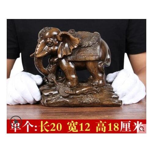 Elephants make fortunes Geomantic elephant lives in sitting room adornment Gifts for office stores ornament crafts statue