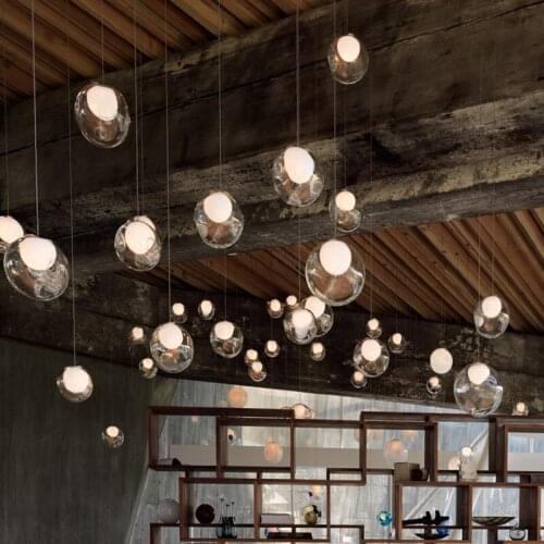 Modern led stone hanging lamp lustre pendente chandelier luminaire hanging lamp modern led chandelier livingroom dining rooom