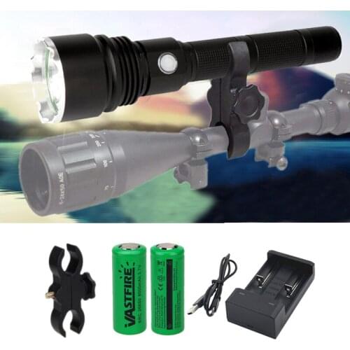 Tactical XHP50 LED Flashlight Hunting Camping Fishing Lamp Torch USB Rechargeable Hand Lamp Use 18650 or 26650 Battery