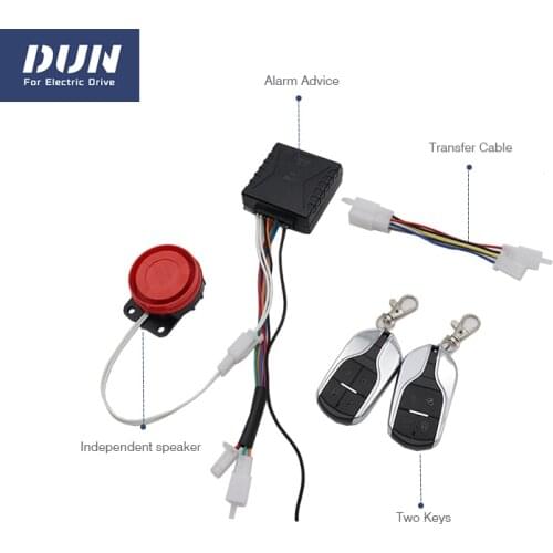 Electric Vehicle Safe 48V 60V 72V 80V Anti Theft Alarm Device For No Doors Scooter Bicycle Tricycle