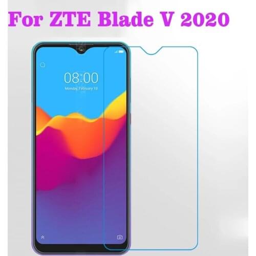 Tempered Glass For ZTE Blade V2020 9H High Quality Protective Film Screen Protector Phone Cover Glass On For Blade V 2020 6.53"