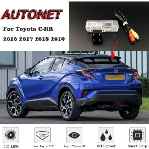 AUTONET Backup Rear View camera For Toyota C-HR Toyota CHR 2016 2017 2018 2019 Night Vision/license plate camera/parking Camera