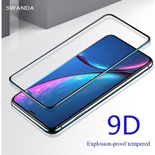9D for iPhone 6 6S 7 8 plus X protectiveTempered glass on iphone 7 6 8 X R XS MAX screen protector iPhone 7 6 flim