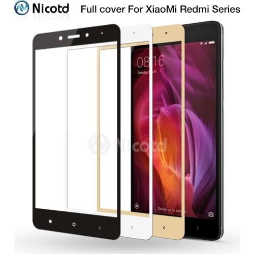9H Protective Tempered Glass For Xiaomi A1 5X MAX MIX 2s Full Cover Screen Protector for Xiomi Redmi 4x Note 4X 4 PRO Glass Film