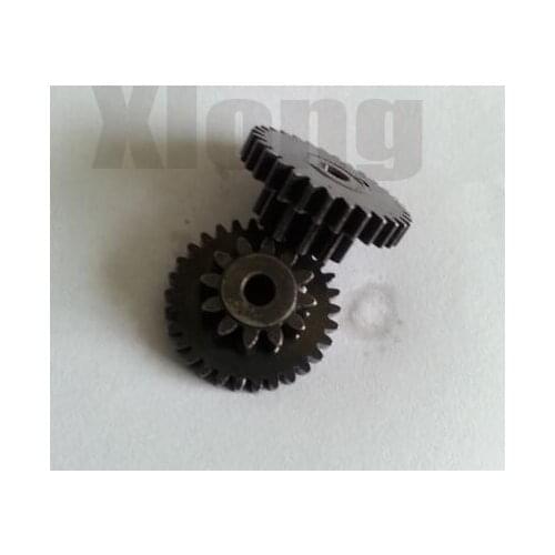 2PCS 0.8 0.6 Modulus Gear 12 Teeth -30 Teeth Double Steel Gear High Strength