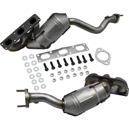 2x Manifold Catalytic Converter 2004-2006 20H22-16/17 For BMW X3 3.0L &2.5L for 2001-2002 Z3 (submodel: Coupe, Roadster)