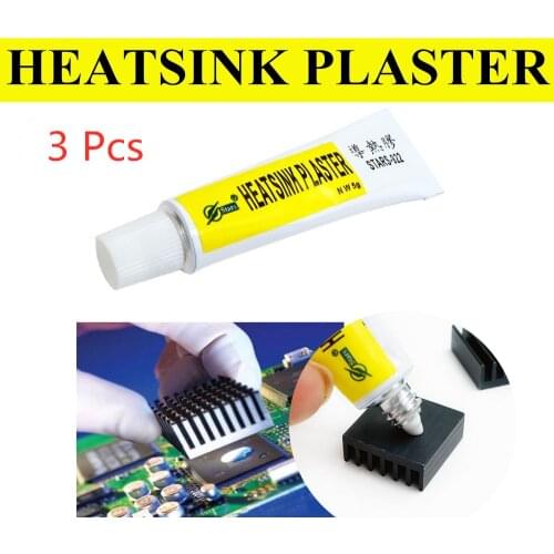 3 pcs conductive heat sink adhesive compound for PC GPU IC 8ckc