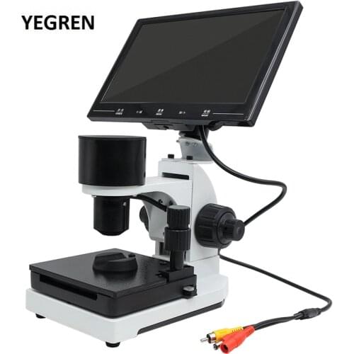 Portable Nailfold Capillary Microcirculation Detector Illuminated Zoom Digital Microscope with 7" 9" Screen Blood Detector