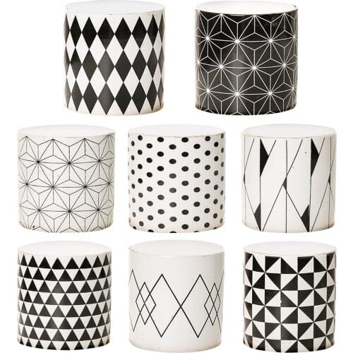 Flower Pots with Drainage Small Flowing Glaze Plant Pots Home Ornament