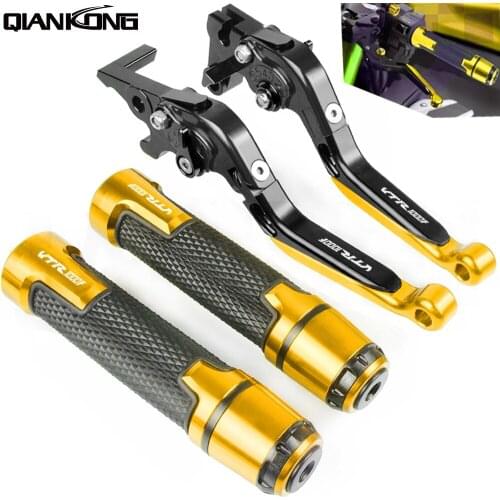 For Honda VTR1000F 1998 1999 2000 2001 2002 2003 2004 2005 Motorcycle Handle Lever CNC Adjustable Brake Clutch Lever Handgrip