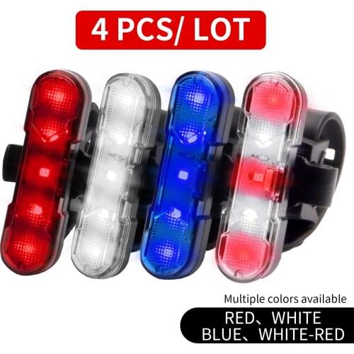 Bike Light Safety Warning Light Waterproof Rear Tail Light Bicycle LED Light USB Rechargeable Mountain Portable Cycling Light