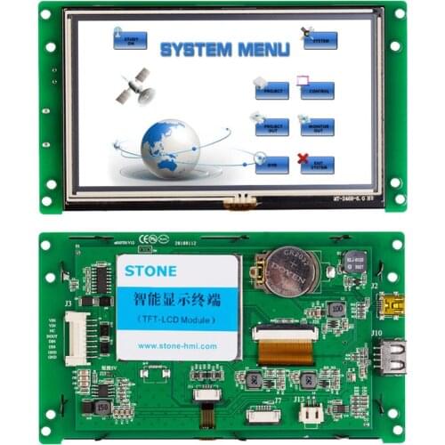 Intelligent Full Color 5.0 Inch TFT LCD Controller Board