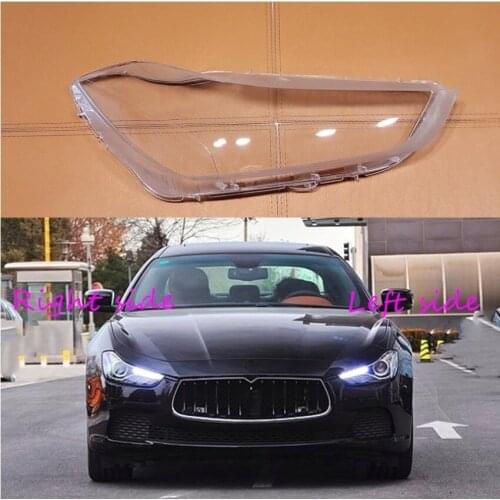 For Maserati Ghibli 2014 2015 2016 2017 2018 2019 Car Headlight cover Headlamp Lens Auto Shell Cover