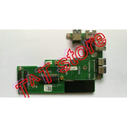 Original 14R N4110 Series Audio USB Ethernet LAN Board DAV02PI16E1 HGYV2 0HGYV2 test good free shipping